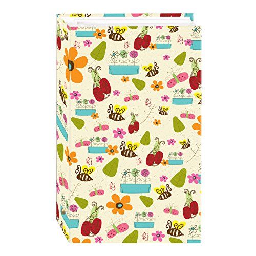 Pioneer Photo Albums 3-Ring Photo Album - 300 Pockets - Holds 4x6 Photos - Doodles Design