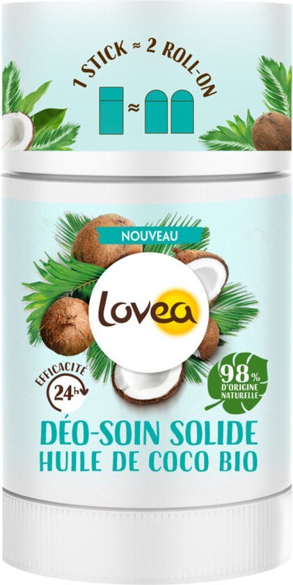 Lovea Solid Deodorant Organic Coconut Oil 50 gr