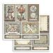 STAMPERIA INTERNATIONAL, KFT SBB750 Sir-Vagabond dubbelzijdig scrapbooking-papier, 31,5 x 30,5 cm