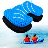 MMOBIEL Antislip Kajak Zitkussen – Waterdicht Kajak Gel Zitkussen – U-Vorm Draagbare Zitplaats voor Kajak, Boot, Kano, Roeien etc.- Drukontlasting & Comfortabel Zitkussen - Kajak Accessoires