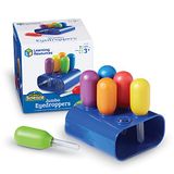 Learning Resources Primary Science Jumbo Oor Droppers met Stand 7-Stuk Set