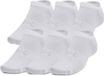 Under Armour Essential No Show Chaussettes de sport Unisexe - Taille 46-50 - Blanc - 6 paires