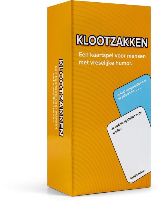 Klootzakken Nederlandse versie (Cards against Humanity) - Partyspel, drankspel