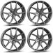 Borbet 4 Velgen Model Y 8.5x20 inch ET35 5x114.3 Kleur TITAM Geschikt voor Chrysler Sebring
