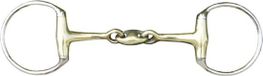 HKM Dubbel Gebroken Bit - 18 mm - Argentan