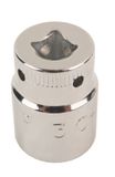 Bahco Douille tournevis 1/4" | avec 4 points de sécurité | carré d'entraînement | 6 mm - TAH08-6