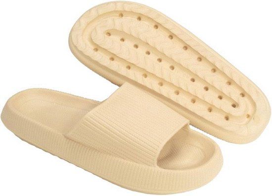 Lucovitaal Orthopedische Zomer Badslippers - Maat 43-44 - Beige
