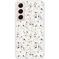 Samsung Galaxy S22 Terrazzo color Verstevigd hoesje met sublimatie bedrukking