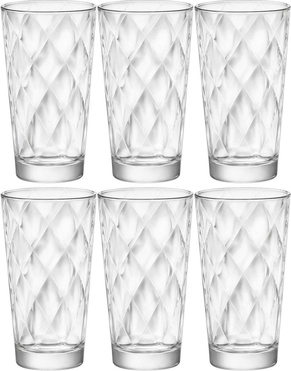 BORMIOLI ROCCO - 12x Waterglazen/Sapglazen - 370 ml - Transparant