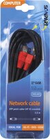 Scanpart - netwerkkabel UTP kruis - 2 5 meter