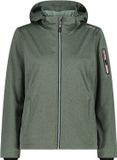 CMP Dames wandeljack met capuchon, XXS, darker jade mel