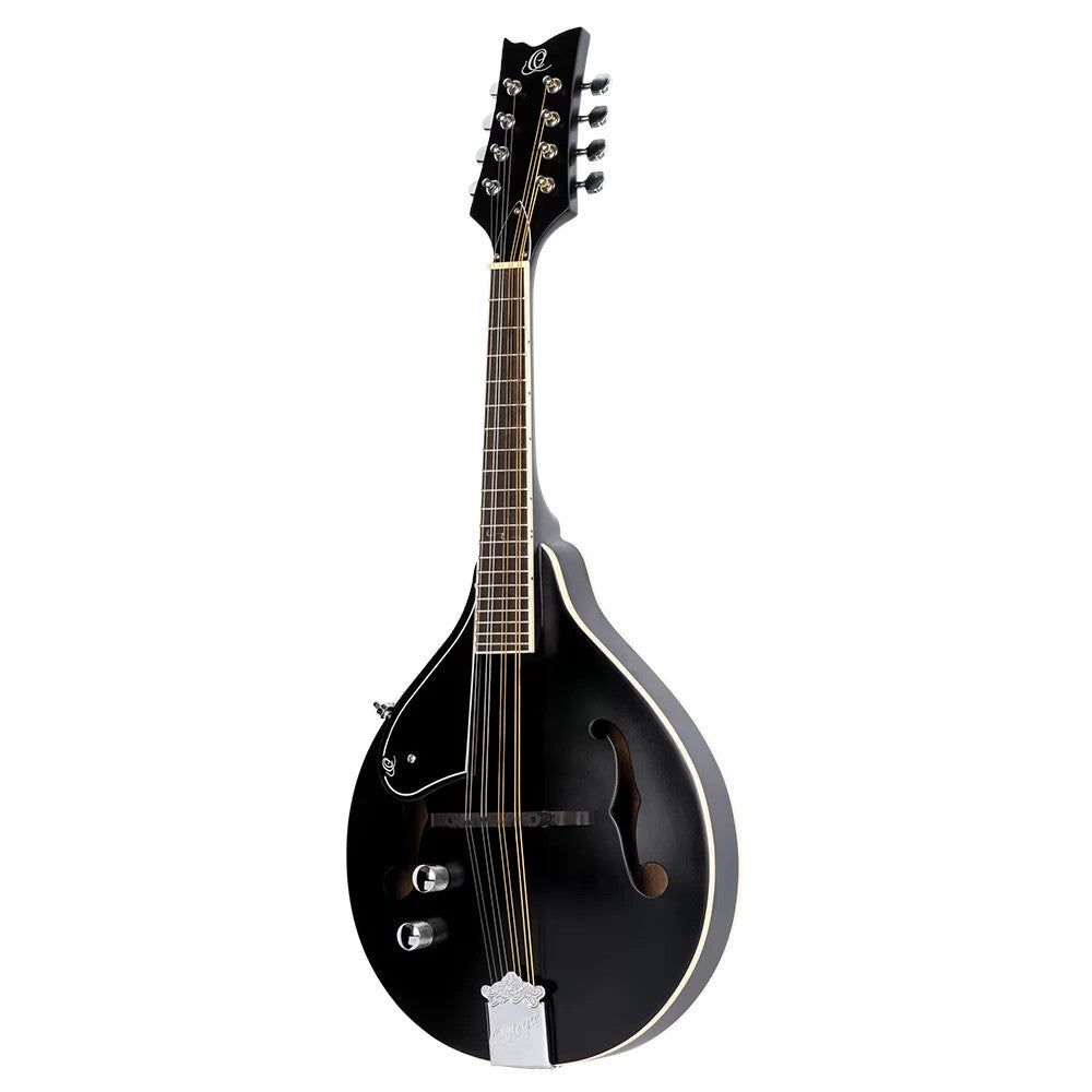 Ortega RMAE40SBK-L A-style Series Left-handed Mandolin Satin Black with Gigbag