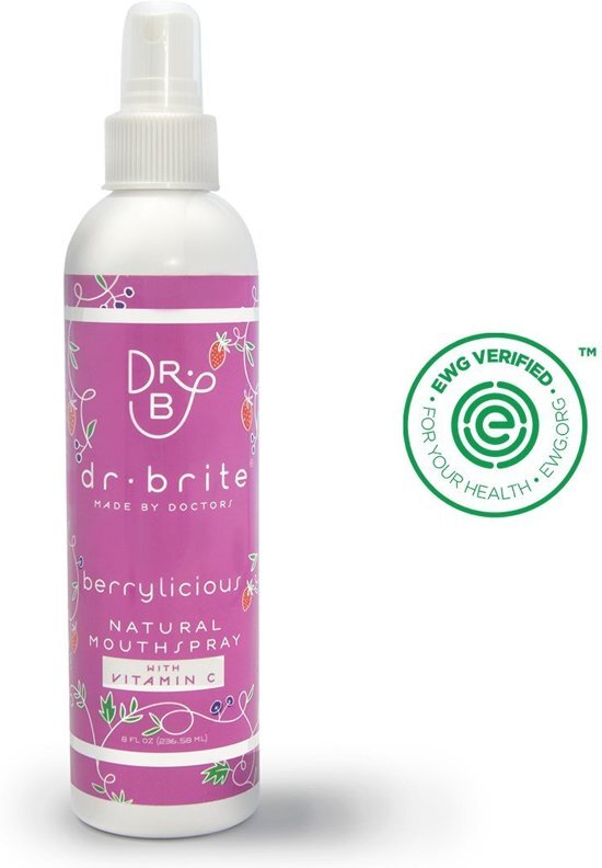 Dr. Brite Natuurlijke Mondspray met Berrylicious smaak vitamine C ook geschikt voor kids