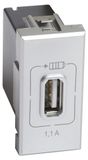 Icecat chargeur USB, 5V, gris, 1 pièce, adapté aux smartphones et tablettes