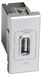 Icecat chargeur USB, 5V, gris, 1 pièce, adapté aux smartphones et tablettes