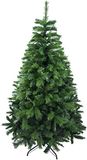 SOLAGUA NAVIDAD Kunstkerstboom extra gevuld met gecombineerde dubbele bladeren 150-240cm met metalen standaard (Groente, 150cm 418Tips)