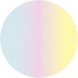 Folia Transparant Papier Blanco's, Rond, Regenboog
