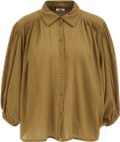 WE Fashion Dames blouse met ballonmouwen