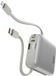 Energea Powerbank 3-en-1 Bazic Fusion Mini 10000 mAh USB-C/Lightning Kabel Grijs