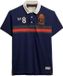 Superdry Double Emblem Rugby Korte Mouw Poloshirt Blauw M Man