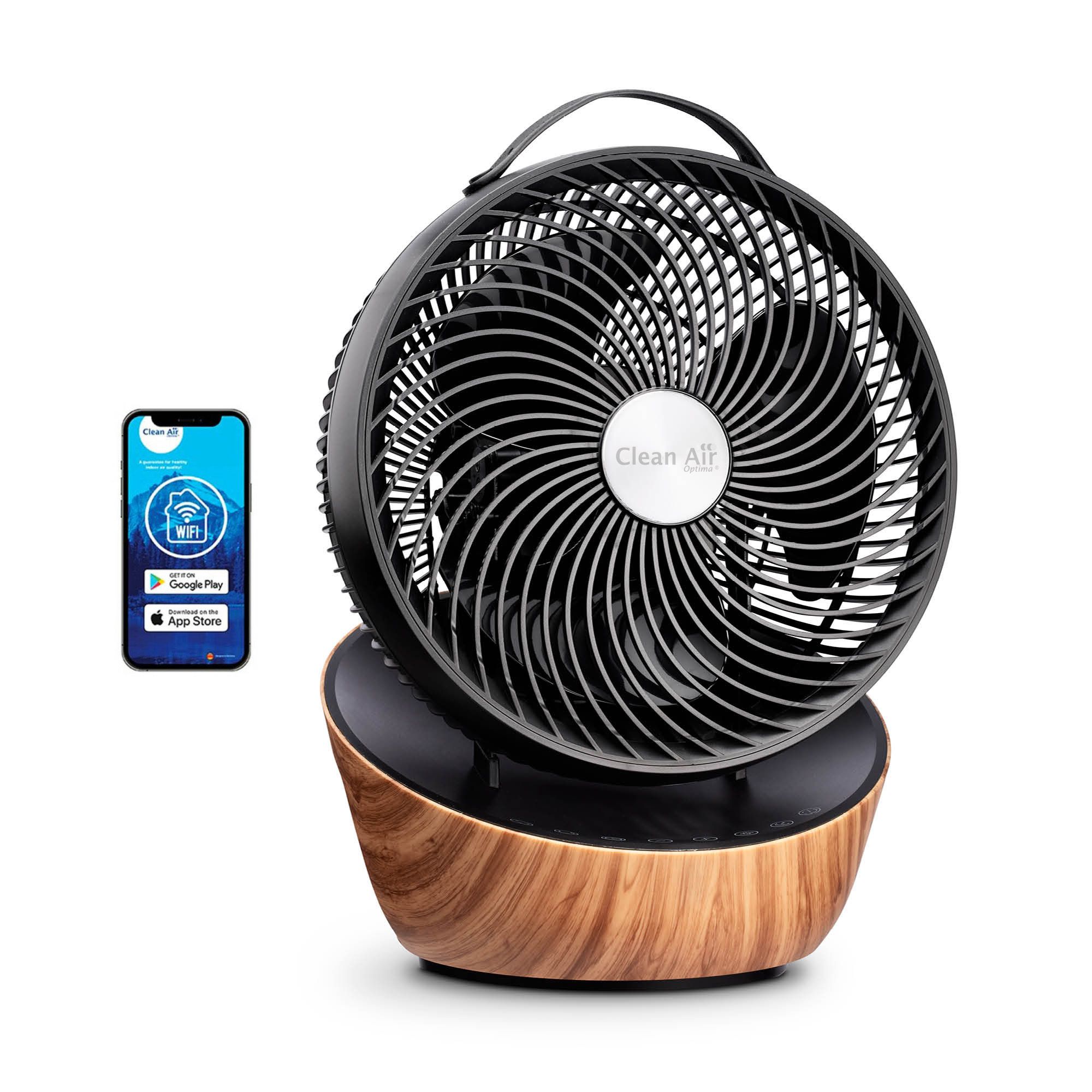 Clean Air Optima CA-403 Smart - Wood Design Circulator Ventilator - 10dB - Smart - 2024