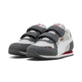 Puma Cabana Racer SL 20 V PS Sneaker Cool Light Gray White-Granaat Glow-Moody Gray, 35 EU Kinderen