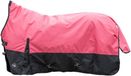 HKM Norwich 600D met gladde voering Highneck deken Koraal/Zwart 115