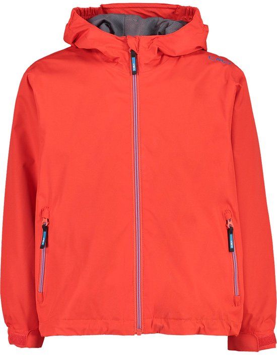 CMP Packable Ripstop Hooded Regenjas Junior - Maat 116 - Rood