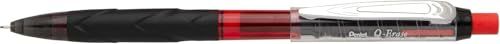 Pentel Q-Erase vulpotlood, 0,5 mm, zwart/rood, incl. 3 vullingen