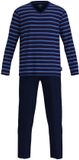 GÖTZBURG Pyjama lange mouw gestreept katoen/polyester 3XL blauw