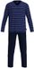 GÖTZBURG Pyjama lange mouw gestreept katoen/polyester 3XL blauw