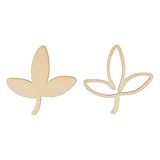 SET Artemio SET 18 WOODEN LEAVES