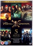 Movie Pirates Of The Caribbean 1-5 DVD Boxset