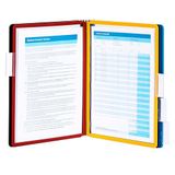 Durable Sherpa 554100 wand-displaysysteem, 10-delig, verschillende kleuren Wandsysteem. 5-Panel Assorted multicolor