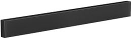 Sans marque Porte-couteaux magnétique, 30 cm, acier inoxydable, noir