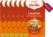 Yogi Tea Licorice Bio - Biologische Kruidenthee met Zoethout, Kaneel en Gember - Tray van 6 Stuks