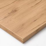 POKAR Tafelblad 200x80 cm | Bureaublad Dikte 25 mm | Ideaal voor Verstelbaar Zit Sta Bureau en Eettafel DIY | Robuust en Stabiel Tafelblad | Geproduceerd in Europa | Goudkleurig Eiken
