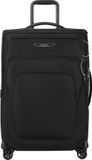 Samsonite Spark Sng Eco, Trolley, Soft-shell, Zwart, Cabine, 4 wiel(en), Combinatieslot