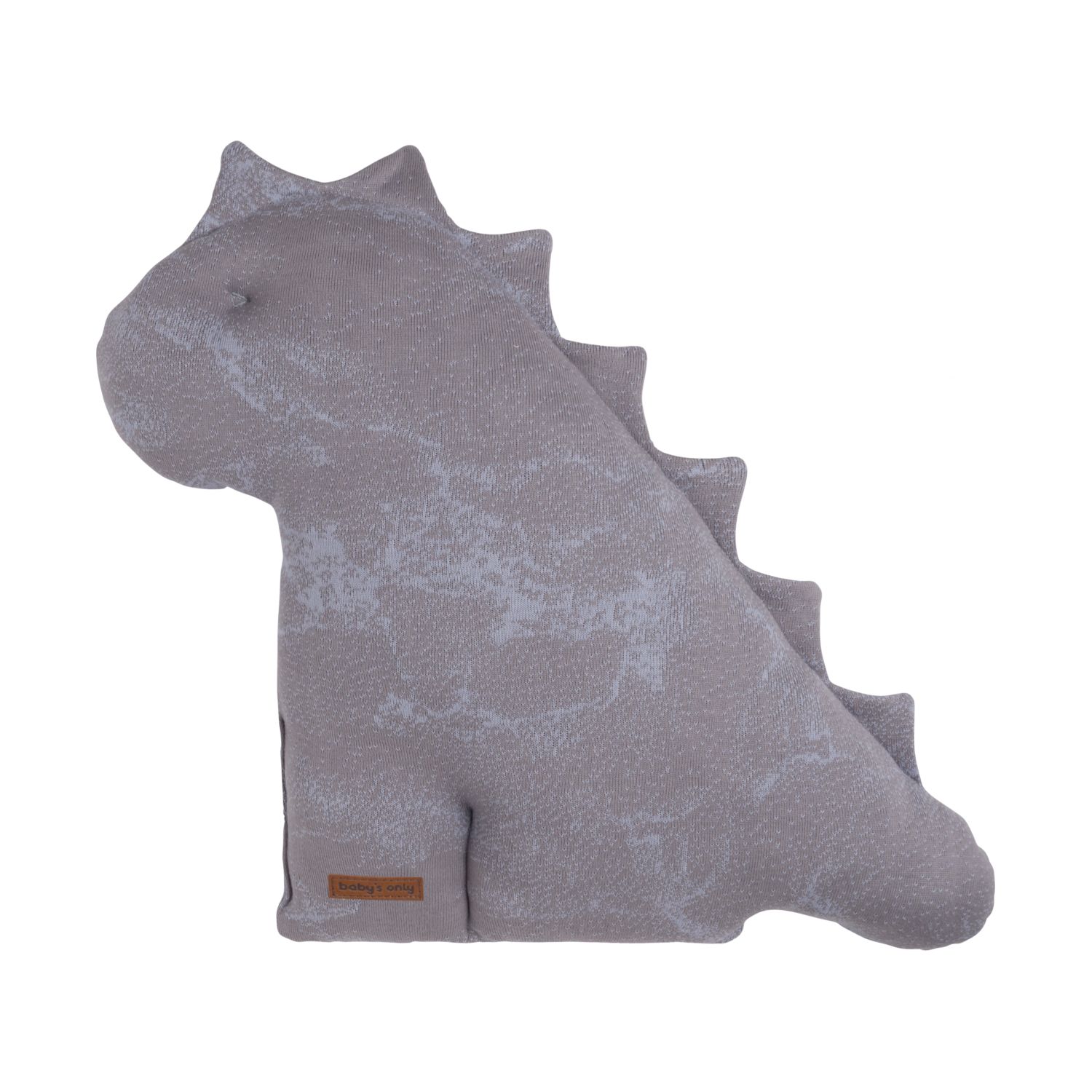 Baby's Only Marble Dino Knuffel Cool Grey / Lila - Lila