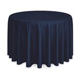 Lann's Linens - 304,8 cm rond premium tafelkleed voor bruiloft/banket/restaurant - polyester stoffen tafelkleed - marineblauw
