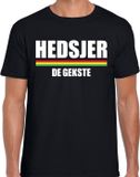 Bellatio Decorations Carnaval t-shirt Hedsjer de gekste voor heren - zwart - M