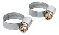 Sanitop-Wingenroth Slangklem 40-60 mm, set van 2 slangbinders, 9 mm spanbereik, geschikt voor slanguiteinden en slangverbindingen, verzinkt staal, 182171