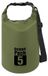 Sac sec - Étanche - 10 L - Fermeture par enroulement - Vert militaire