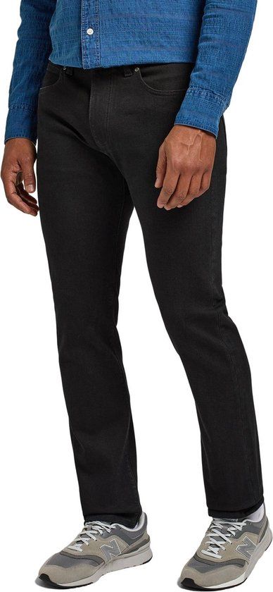 Lee STRAIGHT FIT MVP Jeans - Zwart - Heren - Maat 38W / 34L