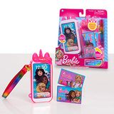 Barbie Just Play Eenhoorn-speeltelefoonset met licht en geluid, eenhoorn-telefoonhoes en telefoonband, speelgoed mobiele telefoon voor kinderen vanaf 3 jaar