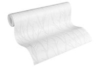 A.S. Création Overschilderbaar vliesbehang meestervlies behang 10,05 m x 0,53 m wit Made in Germany 321015 3210-15