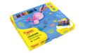 Jovi Crayons de couleur Easy Grip, Boîte de 300 crayons de couleur hexagonaux en plastique, Couleurs assorties, Haute performance, Idéal pour les enfants, Sans gluten (909)