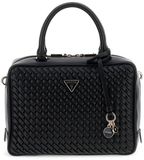 GUESS Kora Box Satchel Handtas Zwart