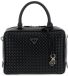 GUESS Kora Box Satchel Handtas Zwart