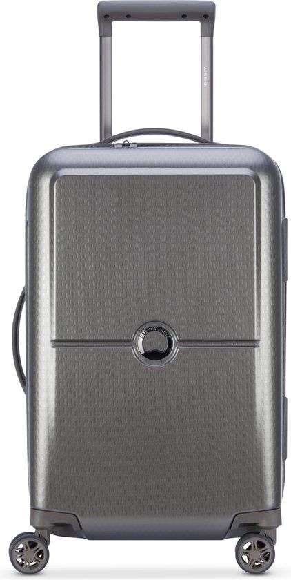 Delsey Turenne 55 cm Hardcase Handbagage Koffer - Zilver